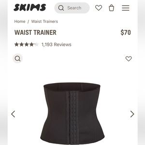 Skims waist trainer